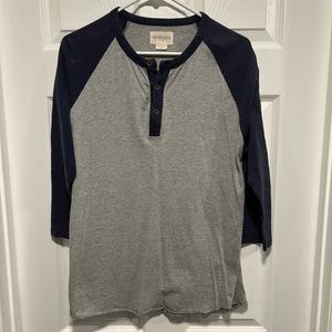 Obey Propaganda 3/4 sleeve henley